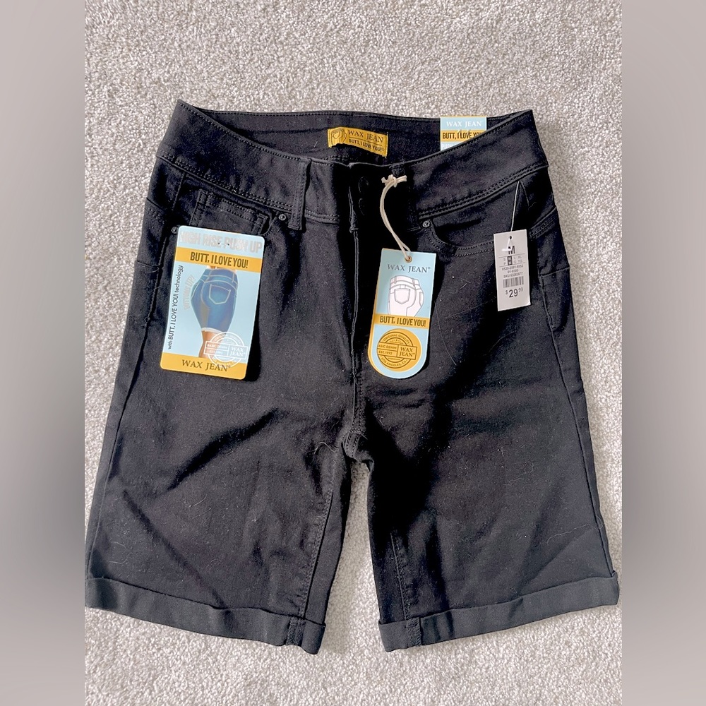 high rise butt lifting shorts